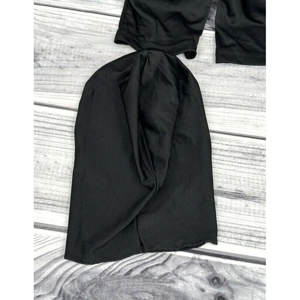 YOLSUN YOUTH SIZE LARGE SKELETON HALLOWEEN COSTUME BODY SUIT * GLOW IN‎ THE DARK